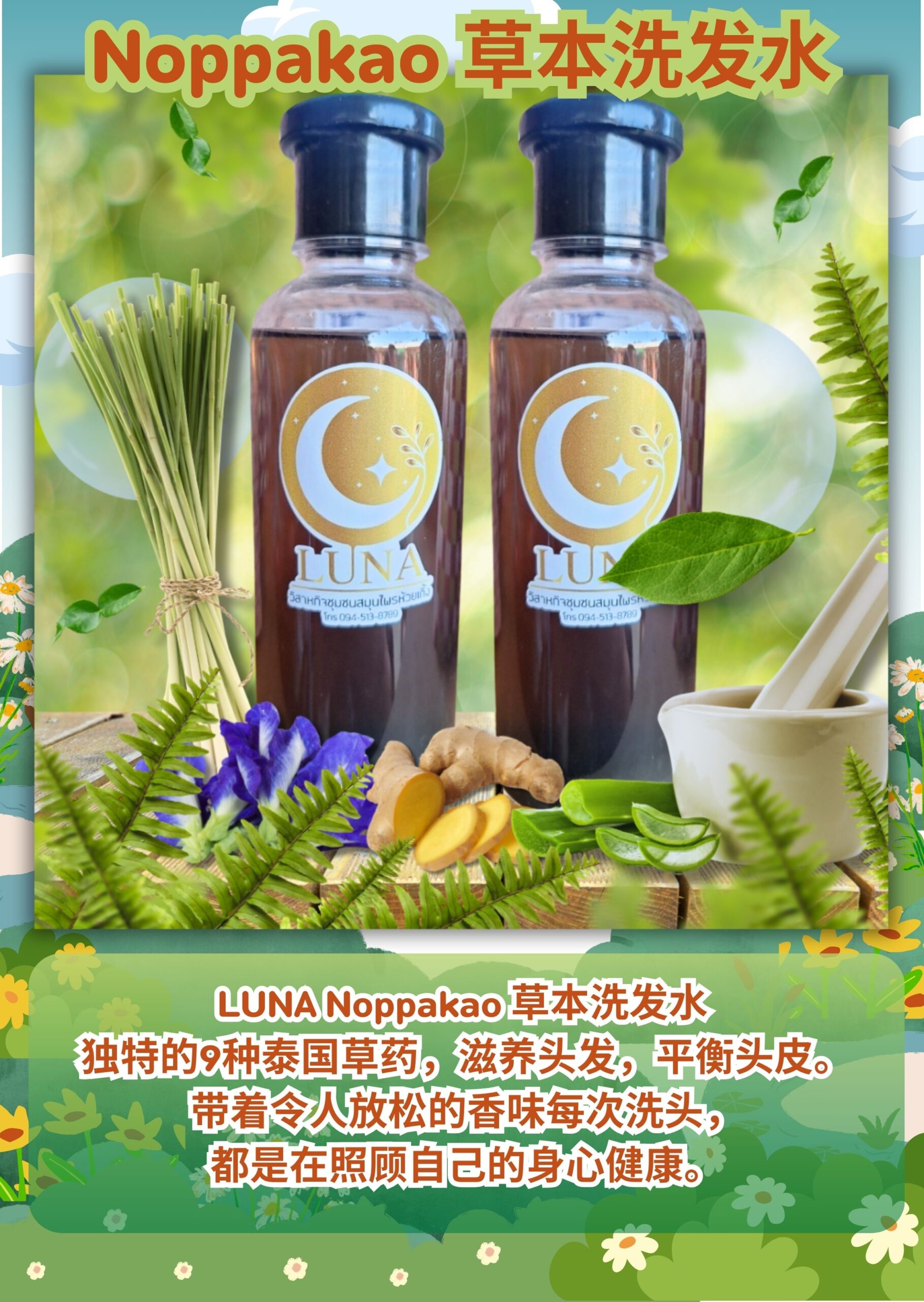 Noppakao 草本洗发水